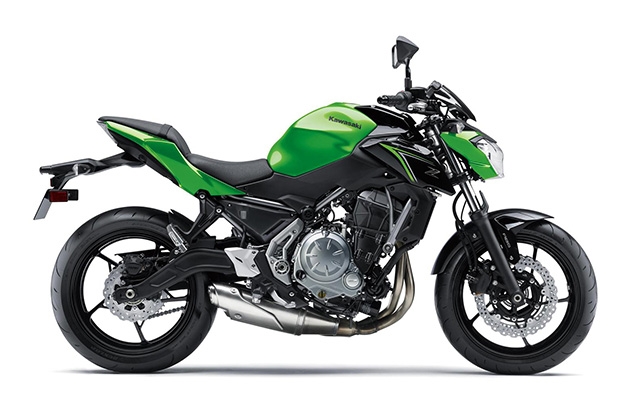 kawasaki z650 matte green
